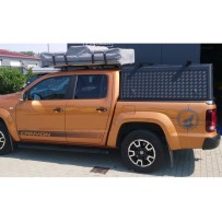 Hardtop Explorer noir Alu-Cab pour Amarok double cabine 2010-2022